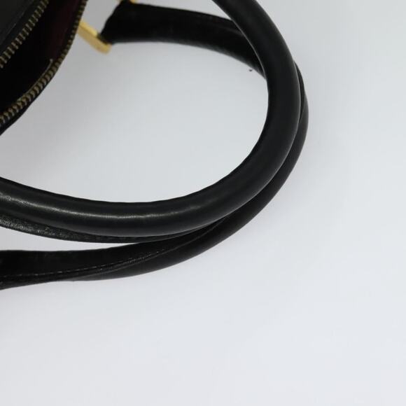 GUCCI Boston Bag Suede Black Gold - Picture 8 of 16